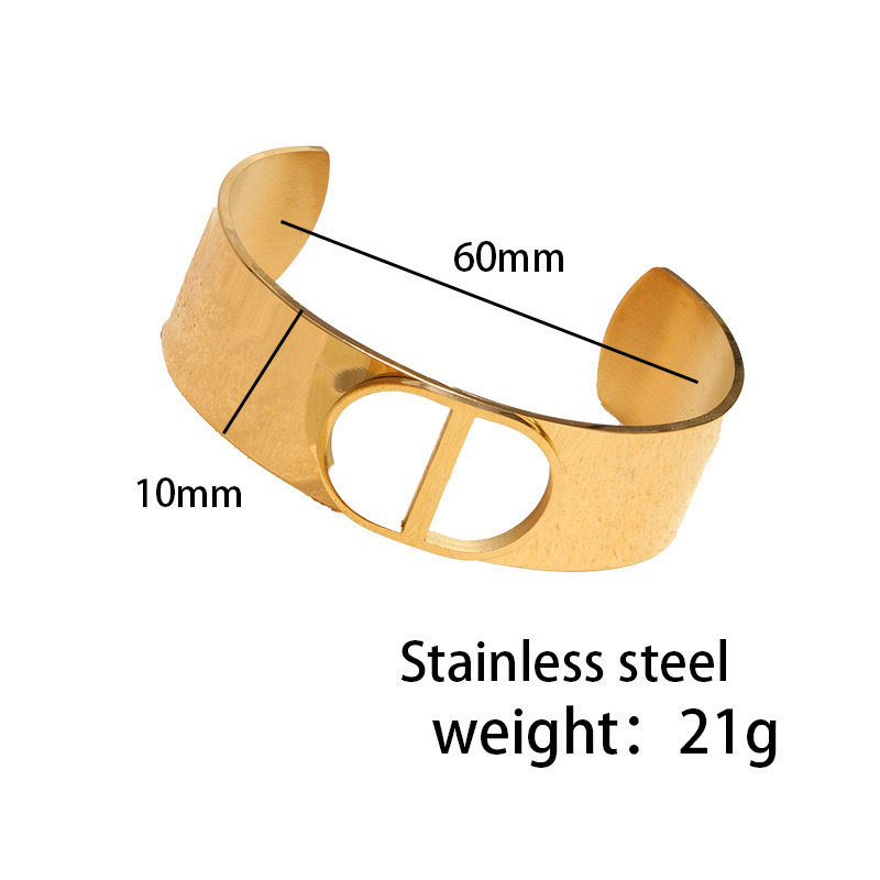 Ellipse Βραχιόλια στίλβωσης από ανοξείδωτο ατσάλι3
