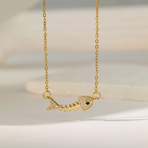 Γλυκό μονόχρωμο κρεμαστό κολιέ από τιτάνιο χάλυβα