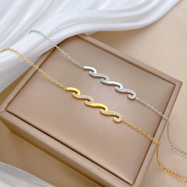 Βραχιόλι από ανοξείδωτο ατσάλι χρυσό-ασημί