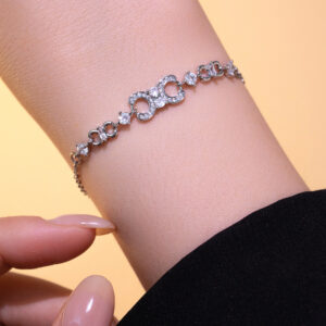 Μόδα Επιχρυσωμένο High-end Arc De Triomphe Διπλό Βραχιόλι Ζιργκόν Niche Design Εξαιρετικό